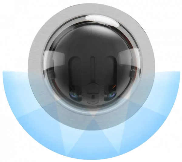 Hanwha - TNM-P9022EPT3-Z - WN7 Panoramic Multi-sensor explosion proof camera, 180º view, (2MP X 4 sensors) 7.3MP @ 30fps,
  panoramic 209º view, 8.3MP, triple codec H.265/H.264/MJPEG with WiseStream II technology, extreme WDR 120dB, defocus detection