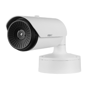 Hanwha - TNO-3030T - QVGA Thermal camera, Max. 320 x 240 resolution support, built-in 13.7mm fixed lens, H.265, H.264, MJPEG codec, Max. 30fps@all resolutions, full video and audio analytics, temperature detection, shock detection, micro SD Max. 256G