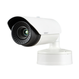 Hanwha - TNO-4030TR - Wisenet T network outdoor vandal Radiometric bullet camera (uncooled), 640x480 @ 30fps, 13mm fixed focal lens (48.6°), triple codec H.265/H.264/MJPEG with Wisestream II, built-in SD card slot (1x256GB), advanced video analytics 