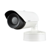Hanwha - TNO-4050T - Wisenet T network outdoor vandal thermal bullet camera (uncooled), 640x480 @ 30fps, 35mm fixed focal lens (17.2°), triple codec H.265/H.264/MJPEG with Wisestream II, built-in SD card slot (1x256GB), advanced video analytics and s