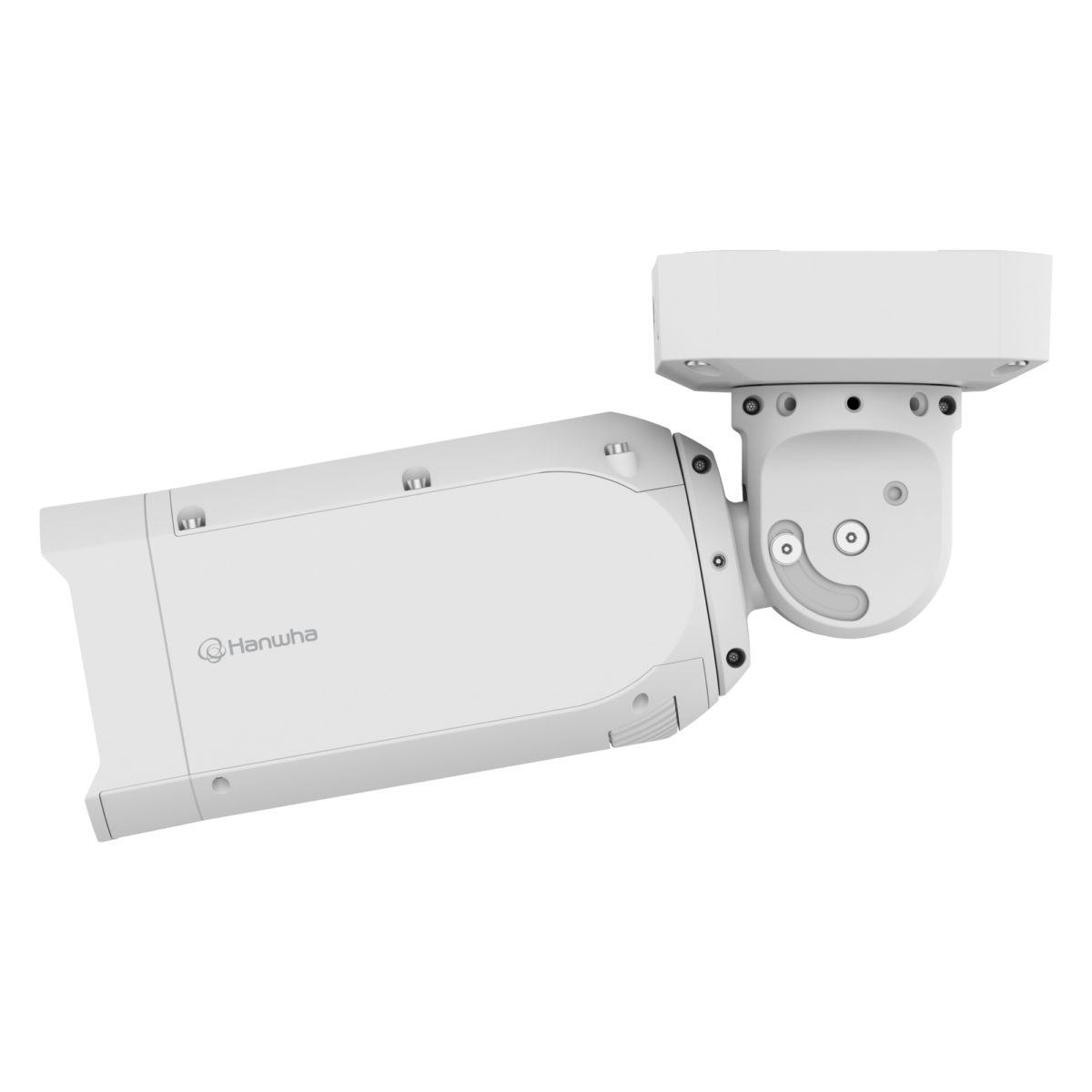 Hanwha - TNO-A26081 - 26MP Network AI Bullet Camera, 28.3mm APS CMOS image sensor, Max. 30fps@26MP, 0.2lux@F4.0 (Color), 55~250mm (4.54x) manual varifocal lens, H.265, H.264, MJPEG codec, WiseStreamⅡ, WiseStreamⅢ (Using AI engine), Installed Video An