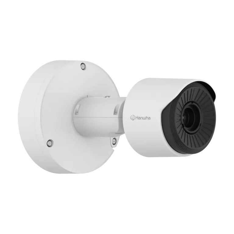 Hanwha - TNO-C3010TRA - Wisenet T network AI Radiometric compact bullet camera (uncooled), 384 x 288 @ 30fps, ＜30mK (NETD), 4.4mm fixed focal lens (HFoV: 90.0°), Triple triple codec H.265/H.264/MJPEG with Wisestream II and WiseStream III (based on AI