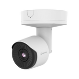 Hanwha - TNO-C3012TRA - Wisenet T network AI Radiometric compact bullet camera (uncooled), 384 x 288 @ 8fps,＜30mK (NETD), 4.4mm fixed focal lens (HFoV: 90.0°), Triple triple codec H.265/H.264/MJPEG with Wisestream II and WiseStream III (based on AI e