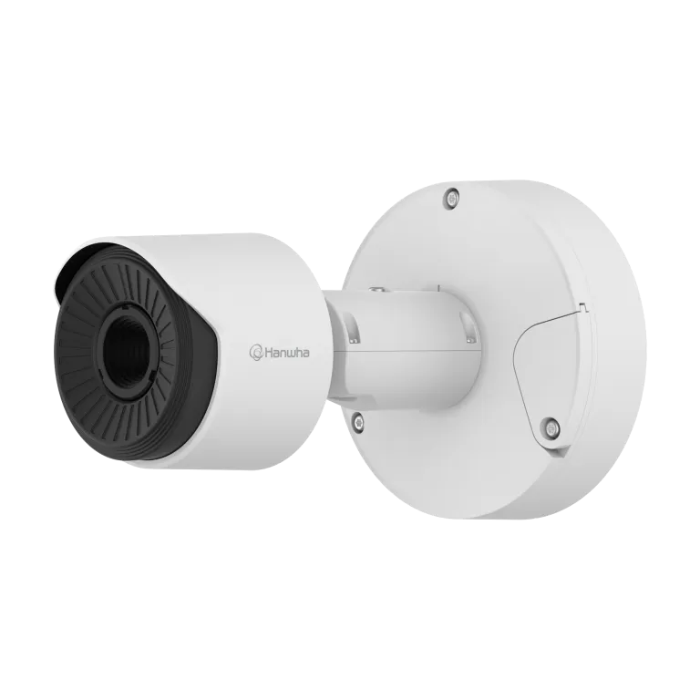 Hanwha - TNO-C3032TRA - Wisenet T network AI Radiometric compact bullet camera (uncooled), 384 x 288 @ 8fps, ＜30mK (NETD), 9.7mm fixed focal lens (HFoV: 37.9°), Triple triple codec H.265/H.264/MJPEG with Wisestream II and WiseStream III (based on AI 