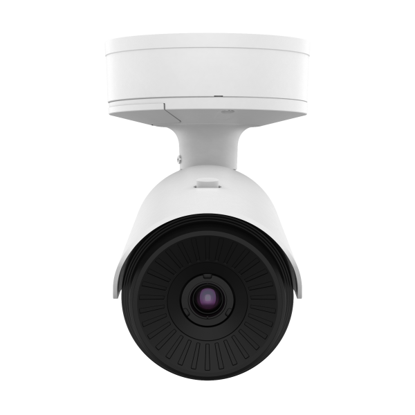 Hanwha - TNO-L3030T - Wisenet T network outdoor vandal thermal bullet camera (uncooled), 320 x 240 @ 8fps, 13.7mm fixed focal lens (16°), triple codec H.265/H.264/MJPEG with Wisestream II, built-in SD card slot (1x256GB), advanced video analytics and