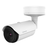 Hanwha - TNO-L4030TR - Wisenet T network outdoor vandal Radiometric bullet camera (uncooled), 640x480 @ 8fps, 13mm fixed focal lens (48.6°), triple codec H.265/H.264/MJPEG with Wisestream II, built-in SD card slot (1x256GB), advanced video analytics 