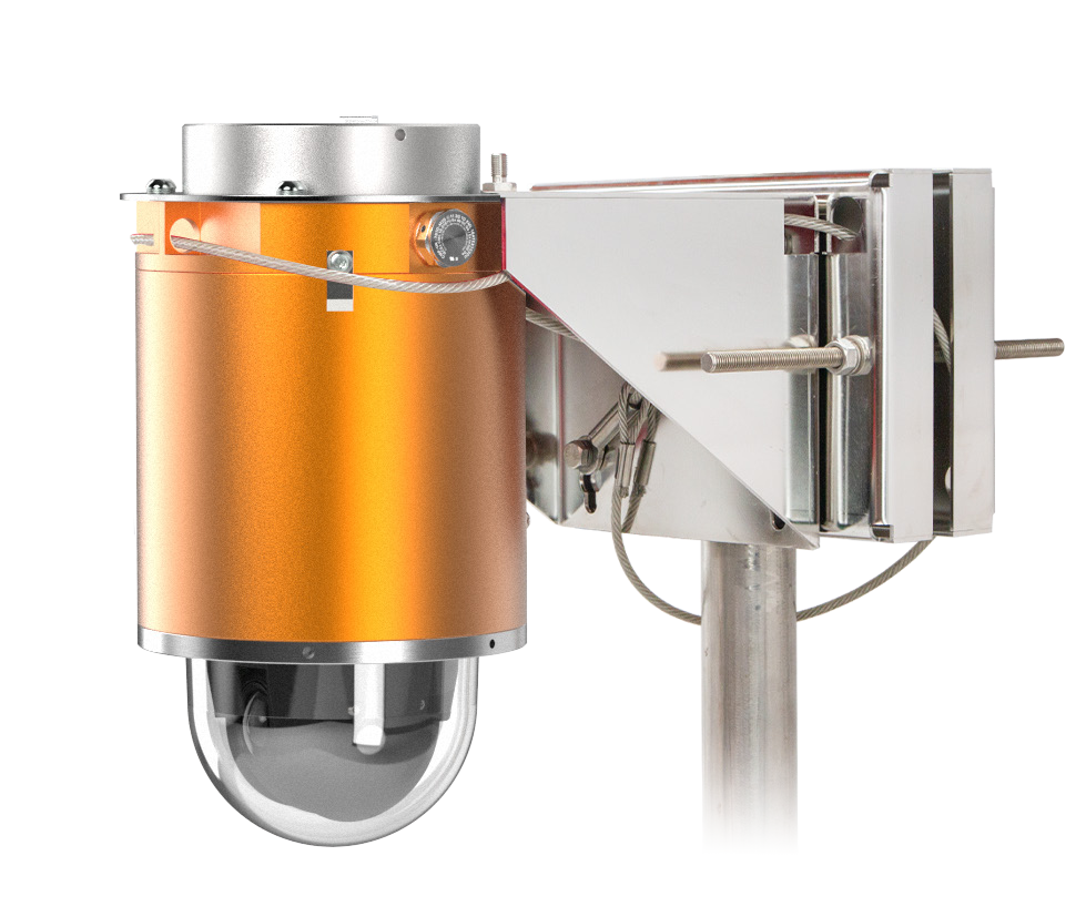 Hanwha - TNP-XC6403EPT3-Z - AI 2MP Explosion proof PTZ using the XNP-C6403 (2MP @ 60fps) 4.25-170mm lens, 40x optical zoom, PoE+ (No Wiper), -20°C ~ +55°C (-4°F ~ +131°F), Type 4x, IP66, FM (Factory Mutual), C1/D1 certification