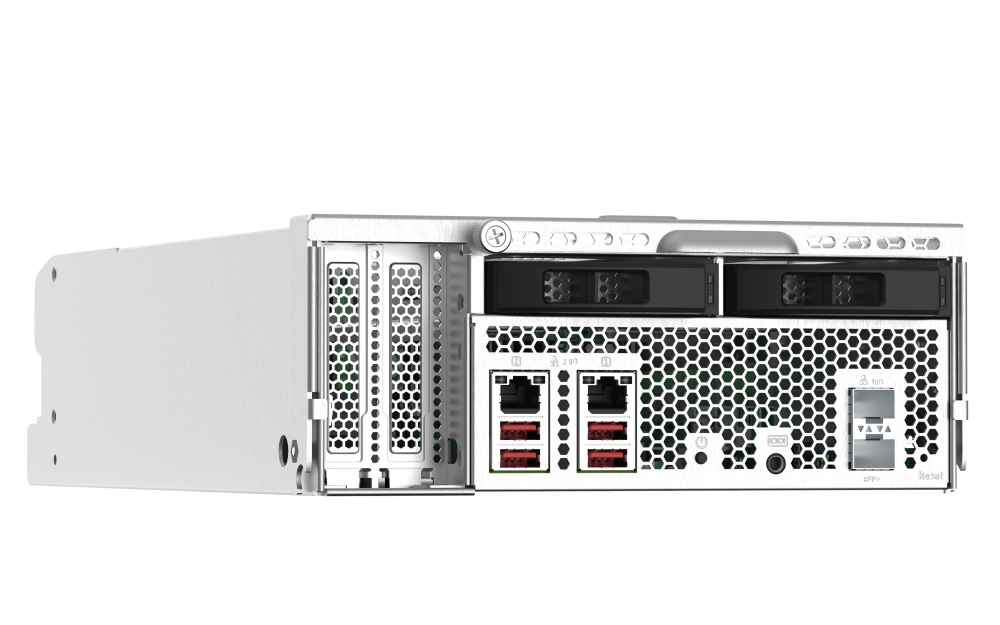 QNAP - TNS-h1083X-E2236-16G - Intel® Xeon® E-2236 6 cores/12 threads 3.4 GHz processor (Bursts up to 4.8 GHz), 16 GB DDR4