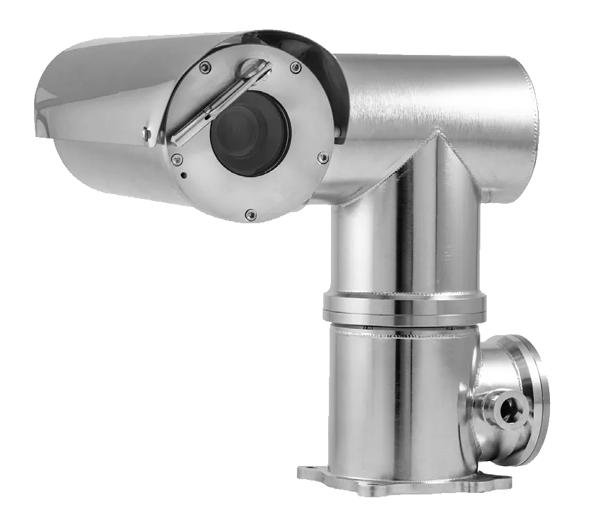 Hanwha - TNU-X6320A1WT2-C - Explosion proof positioning camera XP40B using the XNZ-6320A, 24VAC Only, with Wiper, cLCus C1/D1 certification, -60°C ~ +40°C (-67°F ~ +104°F), IP66/IP67, 