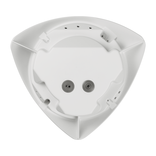 Hanwha - TNV-7011RC - Wisenet T powered by Wisenet 5 network outdoor IR corner mount camera, 3MP, 2048*1536 @ 30fps, 2.8mm fixed lens (102°*75°), 940nm IR 32', built-in mic, triple codec H.265/H.264/MJPEG with WiseStream II technology, 120dB WDR, adv