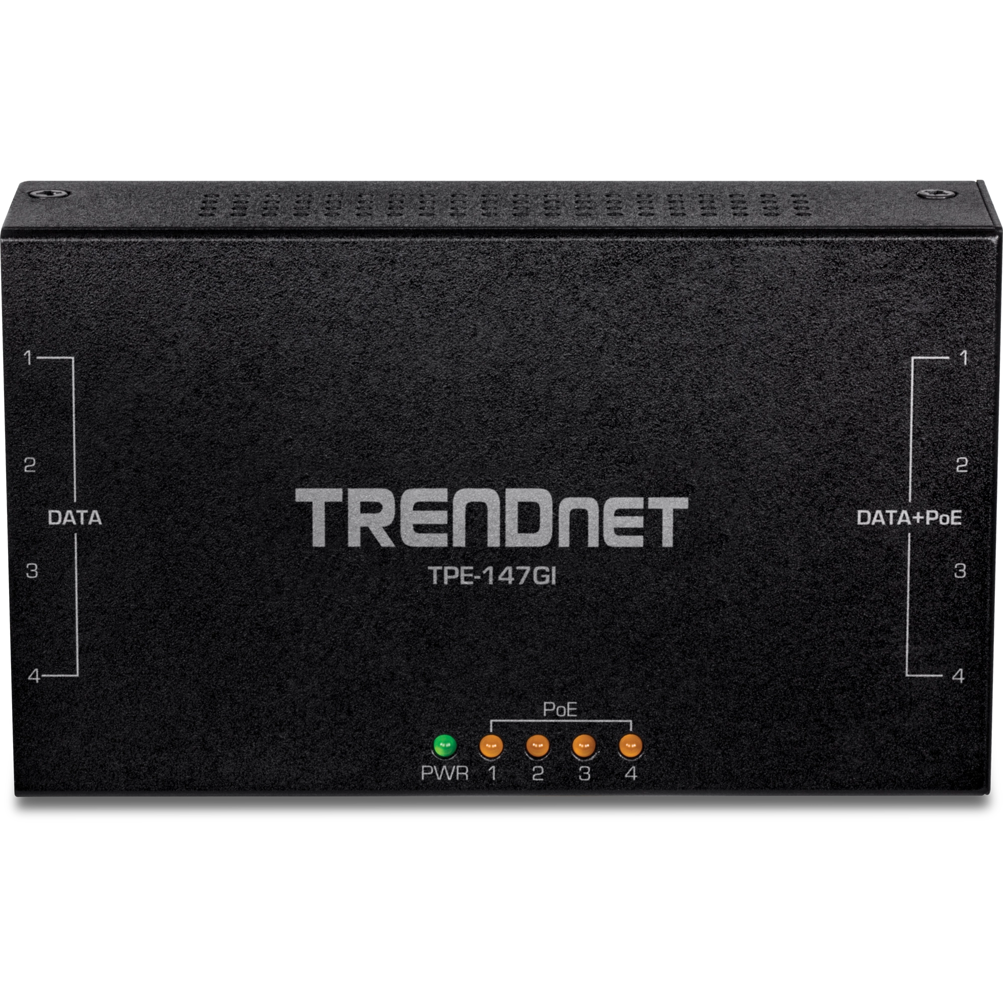 TRENDNET - TPE-147GI - 65W 4-Port Gigabit PoE+ Injector