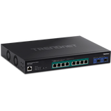 TRENDNET - TPE-3102WS - 10-Port 2.5G Web Smart PoE+ Switch with 10G SFP+ Slots