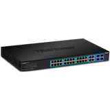 TRENDNET - TPE-5028WS - 28-Port Gigabit Web Smart  PoE+ Switch (370W)