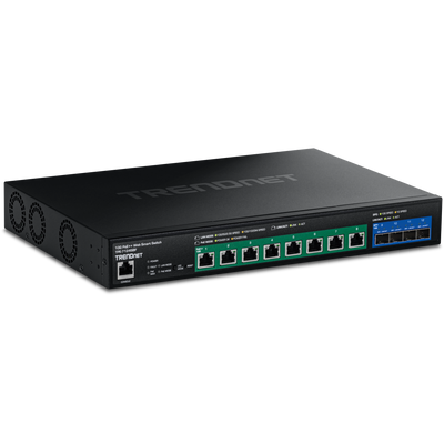 Trendnet - TPE-7124SBF - 12-Port 10G PoE++  Web Smart Switch (720W)