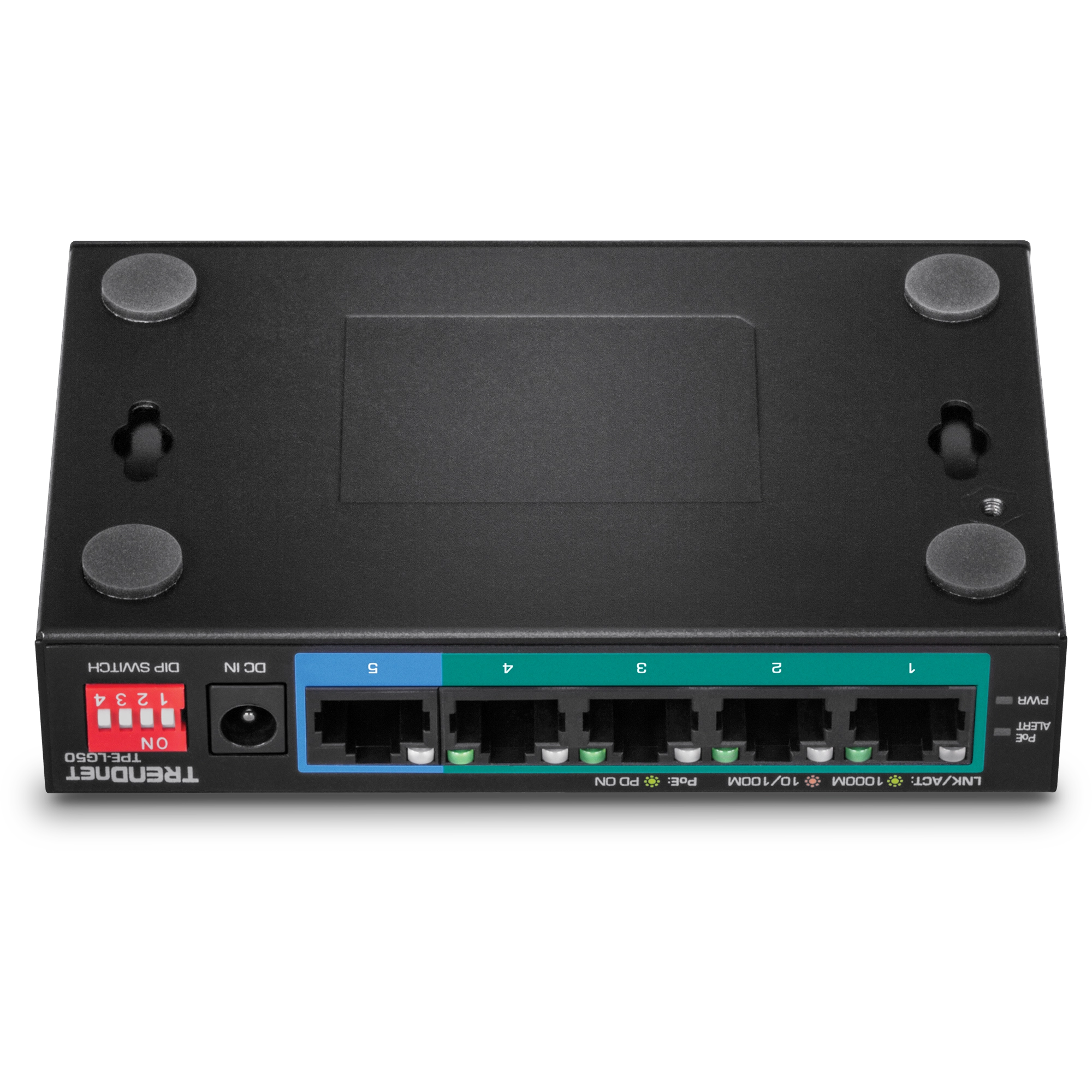 TRENDNET - TPE-LG50 - 5-Port Gigabit Long Range PoE+ Switch
