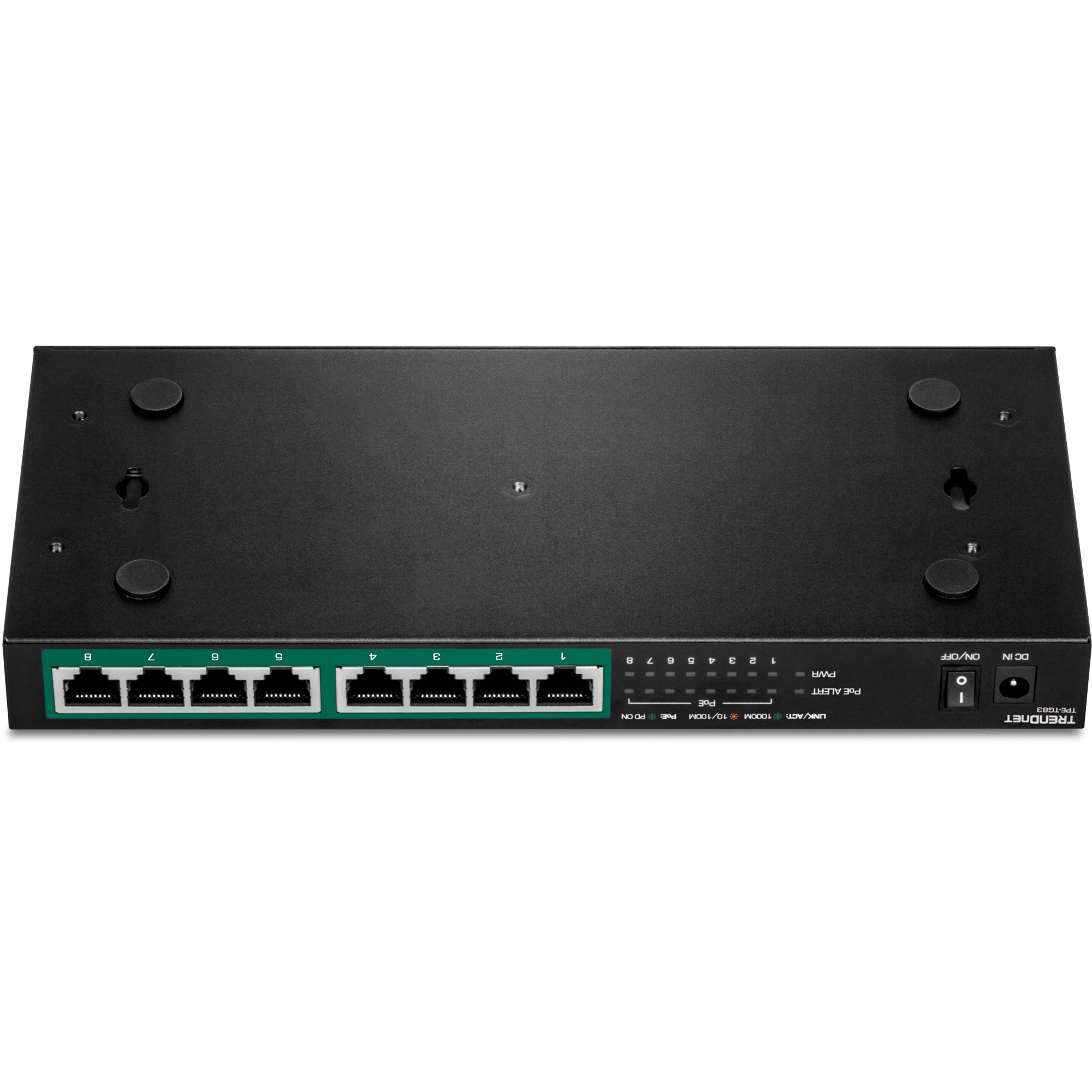 TRENDNET - TPE-TG83 - 8-Port Gigabit PoE+ Switch (65W)