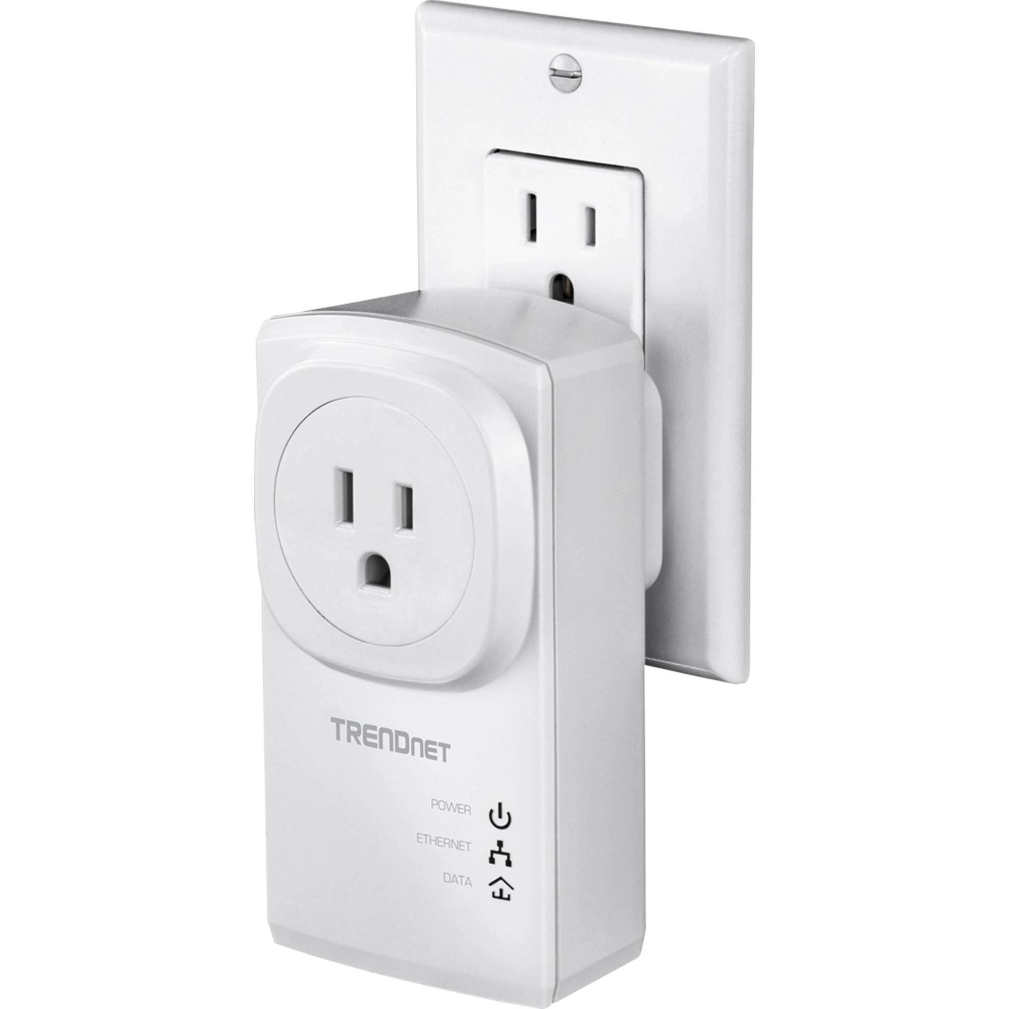 TRENDNET - TPL-407E2K - 500 AV Compact Powerline Adapter Kit /w Pass Through