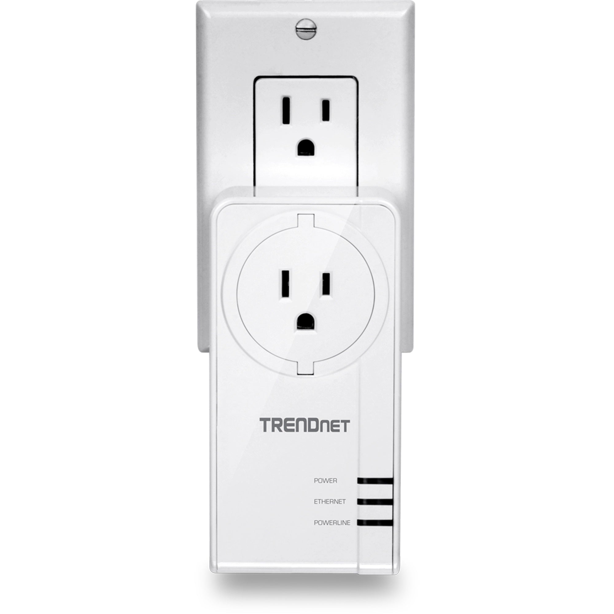 TRENDNET - TPL-423E - Powerline 1300 AV2 Adapter with Built-in Outlet