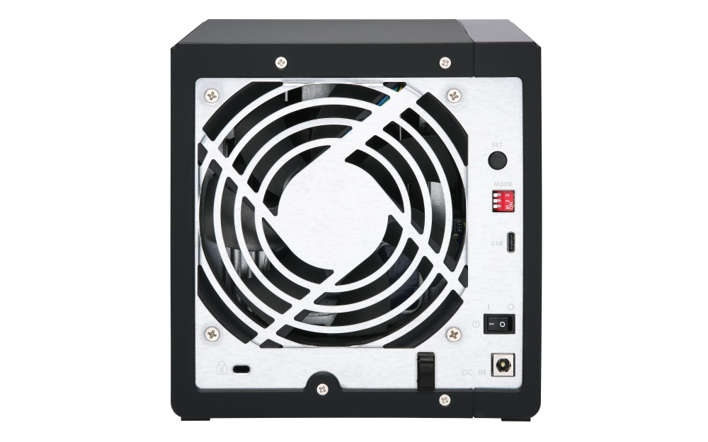 QNAP - TR-004-US - QNAP TR-004 4-bay USB 3.0 type-C (5Gbps) hardware RAID enclosure/ DAS, supports 3.5