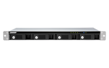 QNAP - TR-004U-US - QNAP 4-bay 1U 12" short-depth rackmount 3.5" SATA HDD USB 3.0 type-C hardware RAID external enclosure