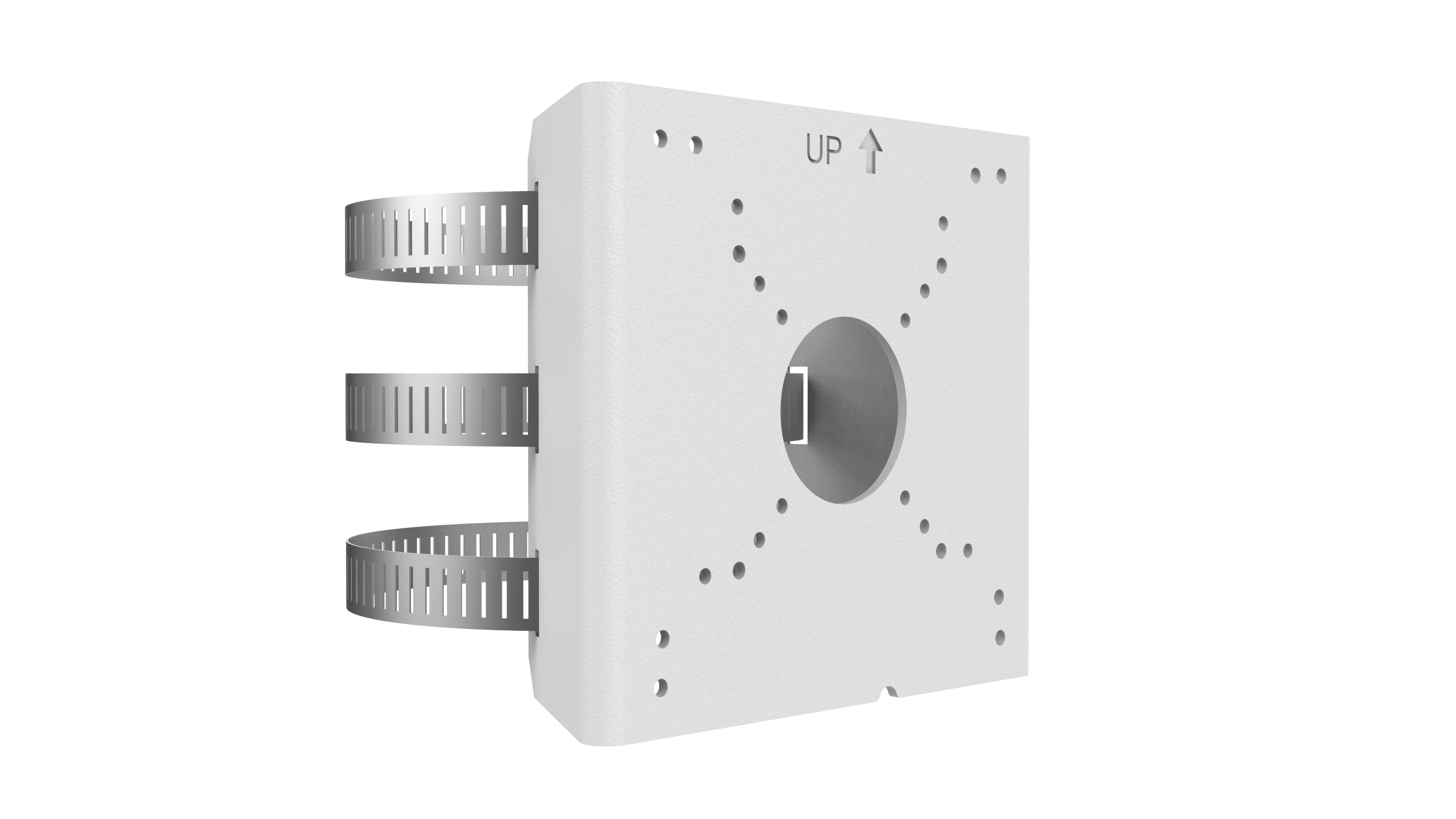 Uniview - TR-UP06-C-IN-V2 - Pole Mounting Bracket for Bullet Junction Box Only