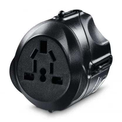 Cyber Power - TRA1A2 - Travel Adapter 100-240V In/Out Type A, C, G, & I Plug Adapters 1-Year Warranty