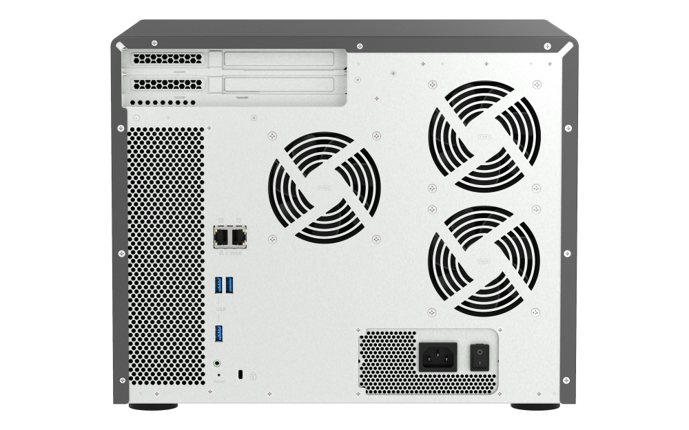 QNAP - TS-1655-8G-US - QNAP TS-1655 16-Bay High-Performance Desktop NAS, Intel Atom C5125 8C/8T 2.8GHz processor, 8 GB UDIMM DDR4 non-ECC RAM