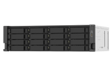 QNAP - TS-1673AU-RP-16G-US - QNAP 3U 16-Bay NAS/iSCSI IP-SAN. AMD Ryzen V1500B Quad-core 2.2GHz, 16GB RAM, 2x2.5GbE LAN, Redundant PSU, Optional 10GbE & M.2 NVMe via PCIe expansion