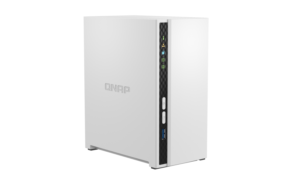 QNAP - TS-233-US - QNAP Tower NAS 2 bay ARM Cortex-A55 4C, 2 x SATA 6Gb/s 3.5