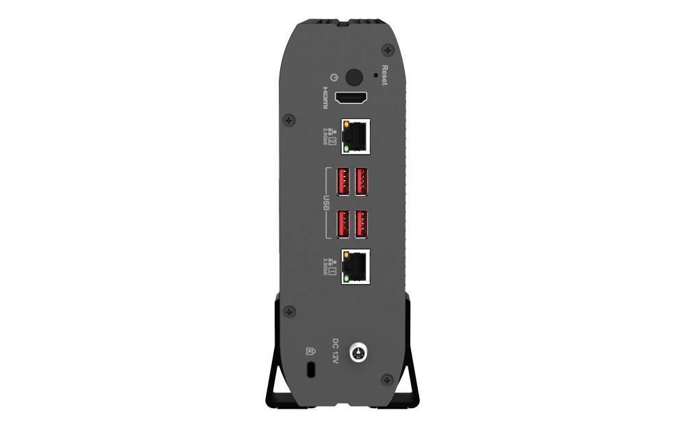 QNAP - TS-410E-8G-US - QNAP TS-410E 4-Bay fanless Desktop NAS. Intel Celeron J6412 quad-core with onboard 8GB RAM
