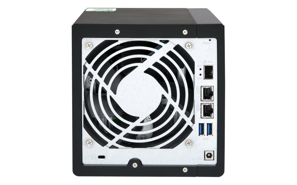 QNAP - TS-431KX-2G-US - QNAP TS-431KX ARM-based NAS with Hardware Encryption, Quad Core 1.7GHz, 2GB RAM, 1 x 10GbE(SFP+), 2 x 1GbE