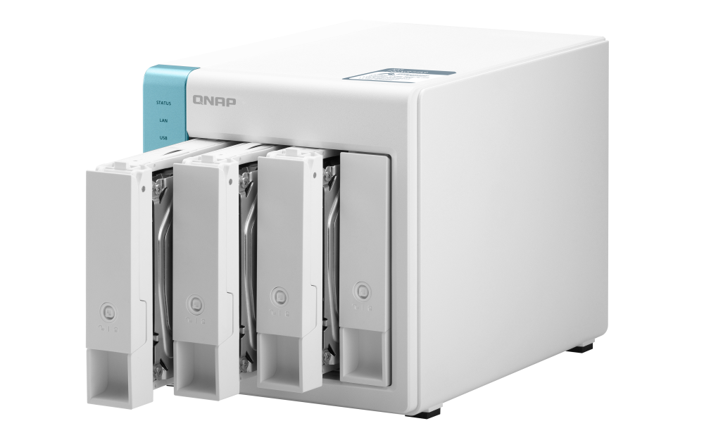 QNAP - TS-431P3-4G-US - QNAP 4-Bay High-Performance Private Cloud NAS with 2.5GbE Network. Annapurna Labs AL314 4-Core 1.7GHz Processor with 4GB RAM