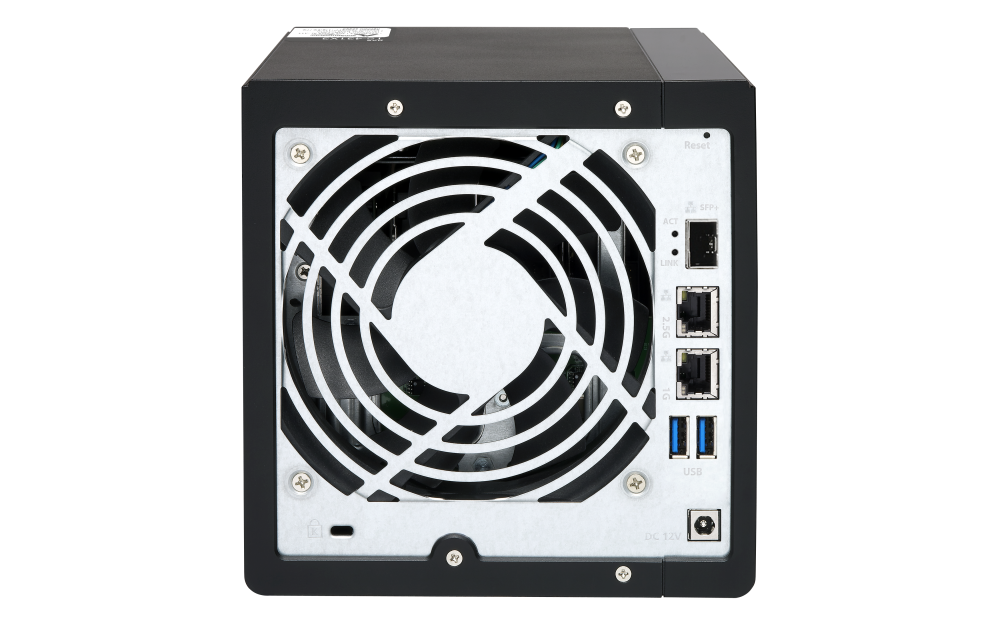 QNAP - TS-431X3-4G-US - QNAP TS-431X3 4-Bay ARM-based NAS with Hardware Encryption, Quad Core 1.7GHz, 4GB RAM, 10GbE(SFP+) ,2.5GbE and 1GbE LAN