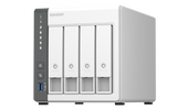 QNAP - TS-433-4G-US - QNAP TS-433 4-Bay Personal Cloud NAS for Backup and Data Sharing. ARM 4-core Cortex-A55 2.0GHz, 4GB on-board RAM