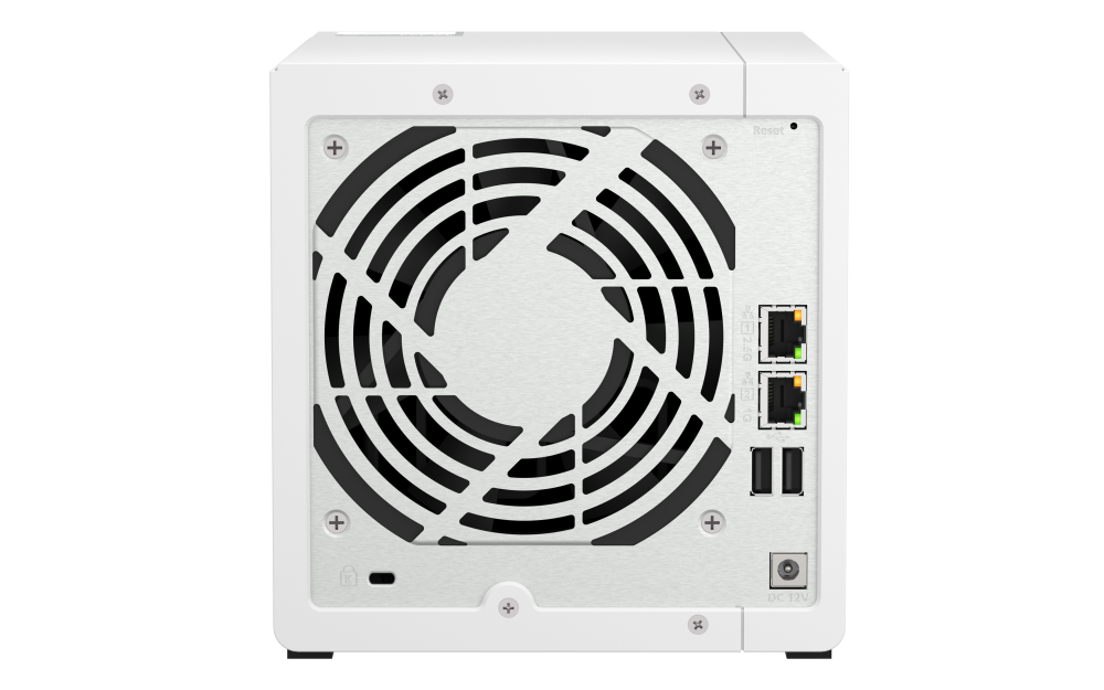QNAP - TS-433-4G-US - QNAP TS-433 4-Bay Personal Cloud NAS for Backup and Data Sharing. ARM 4-core Cortex-A55 2.0GHz, 4GB on-board RAM