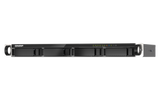 QNAP - TS-435XeU-4G-US - QNAP 4-Bay TS-435XeU short-depth 12" ARM-based NAS, 4C 2.2GHz, 4GB DDR4 RAM, 2 x 10GbE SFP+, 2 x 2.5GbE, 2 x M.2 2280 NVMe PCIe Gen3 x1 SSD slots