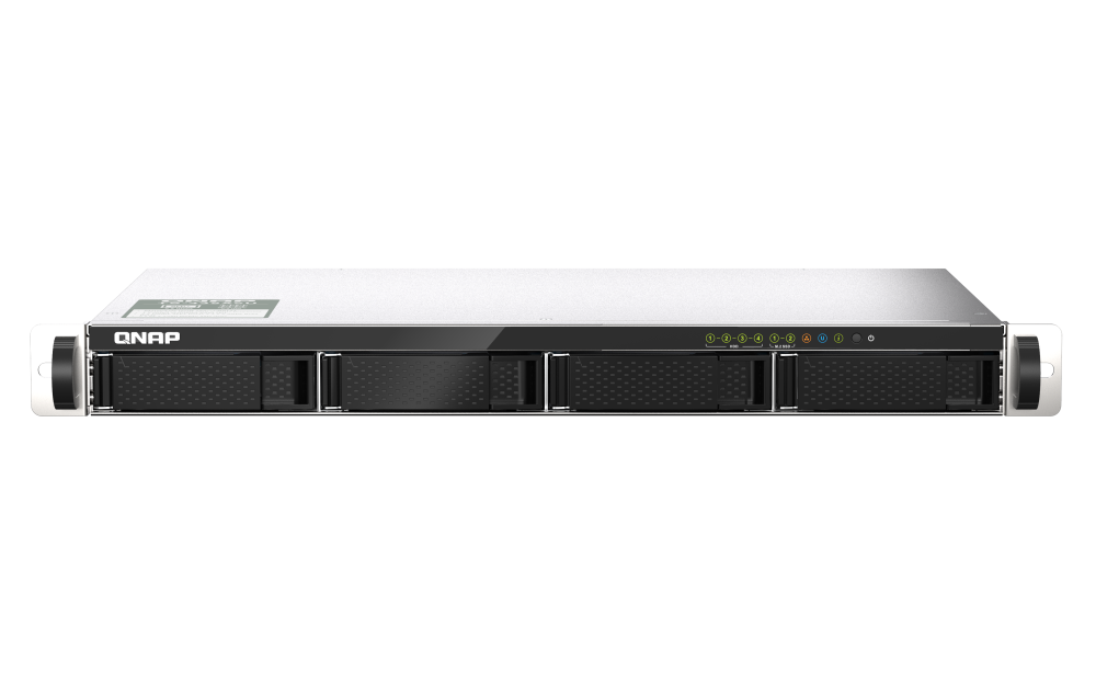 QNAP - TS-435XeU-4G-US - QNAP 4-Bay TS-435XeU short-depth 12