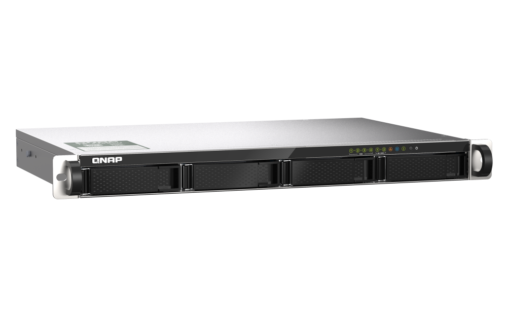 QNAP - TS-435XeU-4G-US - QNAP 4-Bay TS-435XeU short-depth 12