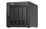 QNAP - TS-453E-8G-US - QNAP 4-Bay High-Performance desktop NAS with Intel Celeron 4-Core J6412, onboard 8GB RAM