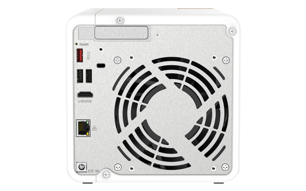 QNAP - TS-462-4G-US - QNAP 4-Bay desktop NAS, Intel Celeron N4505 dual-core processor, 4GB DDR4 RAM On-Board (Non-Expandable)