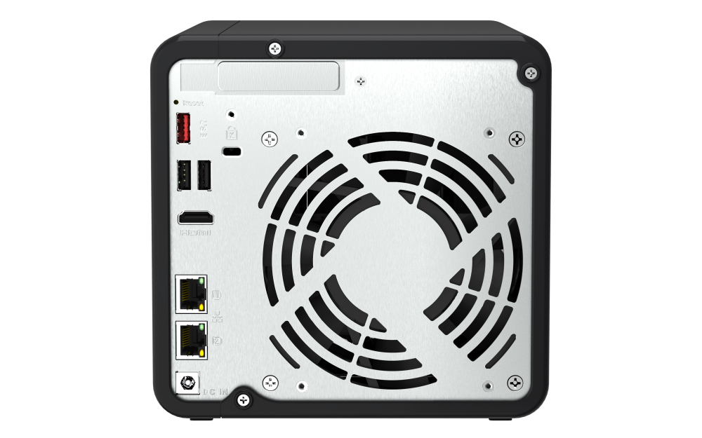 QNAP - TS-464-8G-US - QNAP TS-464 4-Bay High-Performance Desktop NAS. Intel 4C/4T Processor, burst up to 2.9GHz with 8GB DDR4 RAM