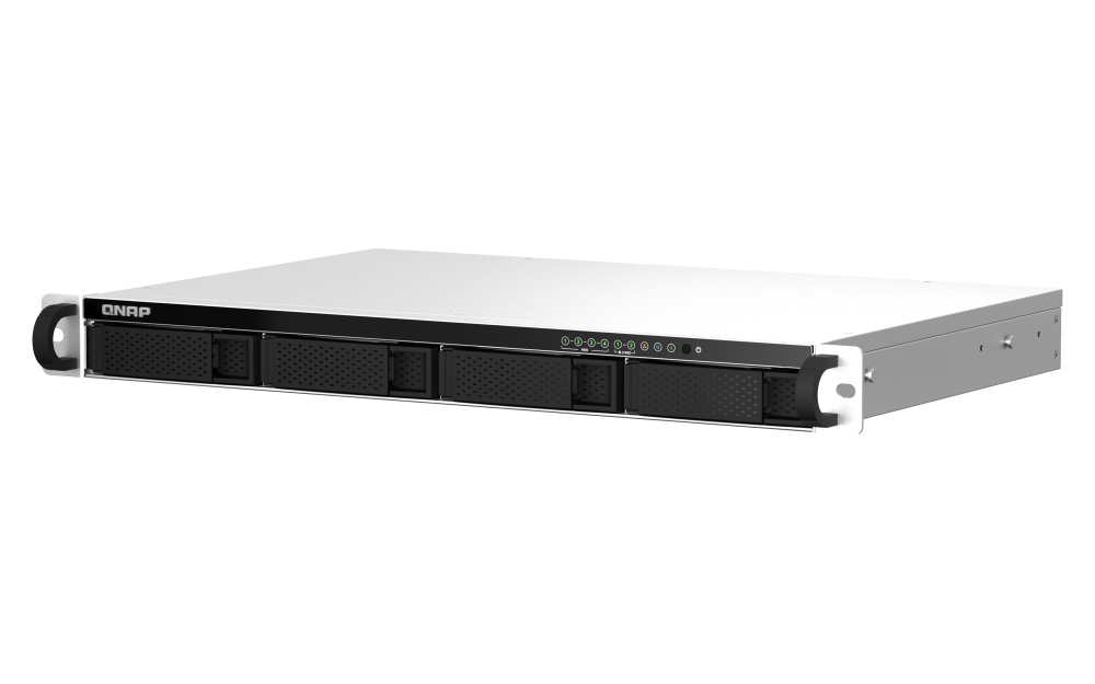 QNAP - TS-464eU-8G-US - QNAP 1U 4-bay short depth 12