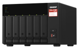 QNAP - TS-673A-8G-US - QNAP Desktop 6-bay NAS/iSCSI IP-SAN, AMD Ryzen V1000 series V1500B 4C/8T 2.2 GHz, 8GB RAM, two 2.5GbE, 10G-ready