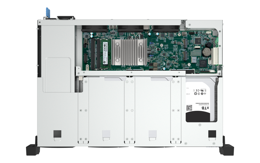 QNAP - TS-855eU-RP-8G-US - QNAP 2U 8-Bay short depth rackmount NAS/iSCSI IP-SAN. Intel Atom C5125 8C 2.8GHz, 8GB RAM