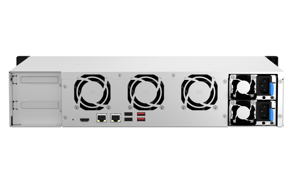 QNAP - TS-864eU-RP-4G-US - QNAP 2U 8-bay short depth 12