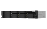 QNAP - TS-864eU-RP-8G-US - QNAP 2U 8-bay short depth 12" rackmount NAS, Intel Celeron N5095 4C/4T, burst up to 2.9 GHz, 8GB RAM On-Board (Non-Expandable)