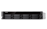 QNAP - TS-877XU-RP-3600-8G-US - QNAP 2U 8-Bay Rackmount NAS, AMD Ryzen 3600 6-core/12-thread 3.6 GHz processor, 8GB DDR4 RAM (max 64GB RAM), 8x 2.5"/3.5" SATA HDD/SSD, 2xGbE LAN, 2 x 10GbE SFP+, USB. 3.1/3.0,  4 x PCIe expansion slot