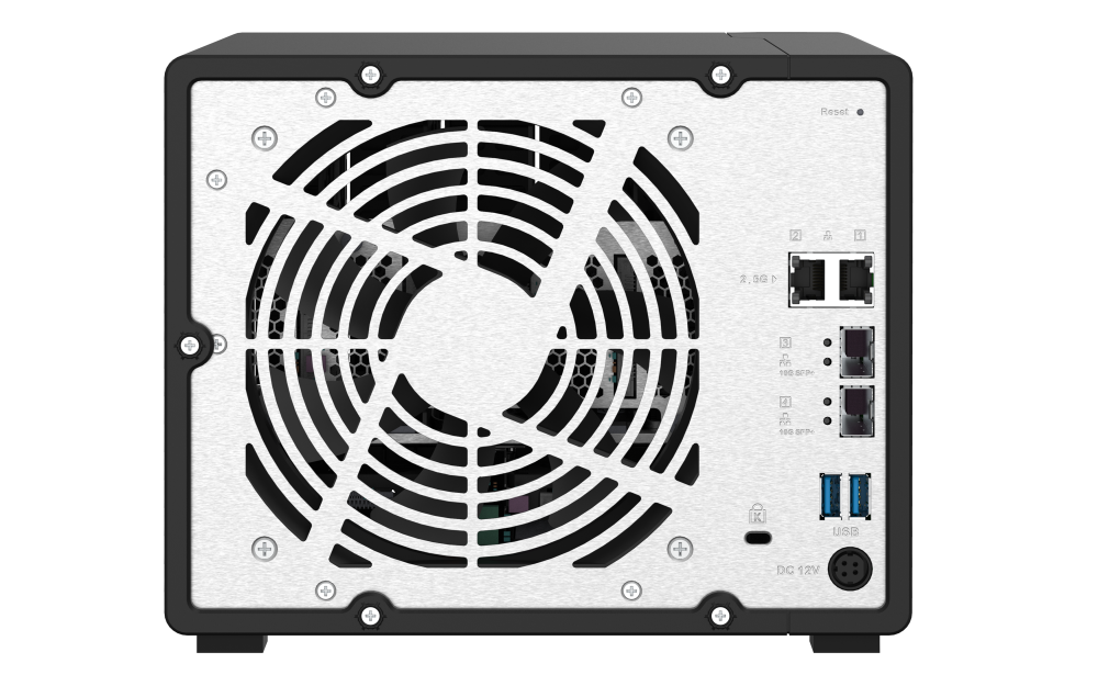 QNAP - TS-932PX-4G-US - QNAP TS-932PX 5 (+4) Bay 64-bit NAS with Hardware Encryption, Quad Core 1.7GHz, 4GB RAM, 2 x 10GbE(SFP+) LAN ,2 x 2.5GbE (2.5G/1G) LAN