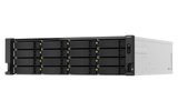 QNAP - TS-h2287XU-RP-E2336-32G-US - QNAP 22-Bay 3U rackmount NAS, Intel Xeon E-2336 6C/12T 2.9 GHz processor (boost up to 4.8 GHz), 32 GB ECC DDR4, 16 x 2.5"/3.5" SATA 6Gbps HDD/SSD + 6 x 2.5" SATA 6Gbps, 10GBASE-T, 2.5GbE RJ45, USB 3.2 Gen2, PCIe Gen4 