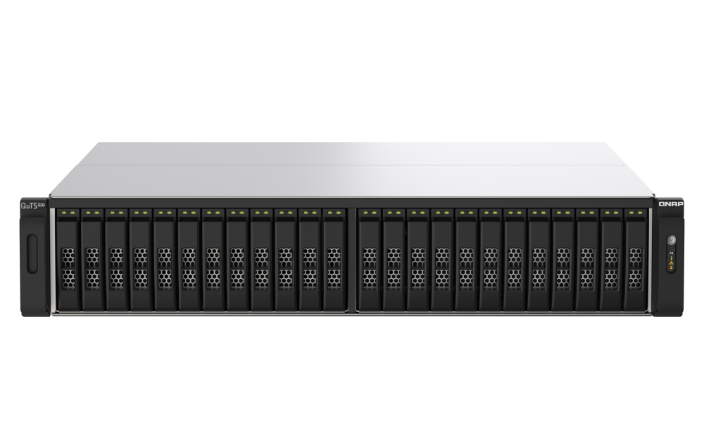 QNAP - TS-h3088XU-RP-W1270-64G-US - QNAP 2U 30-bay 2.5
